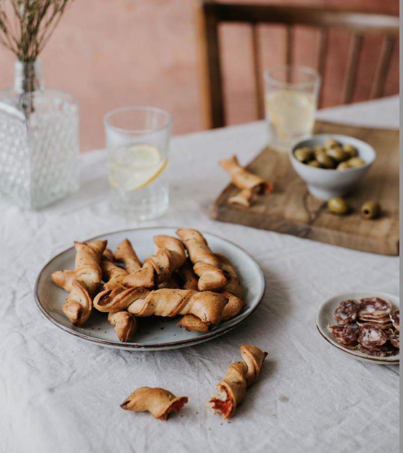 Une recette de sticks de pizzas bios aux céréales complètes